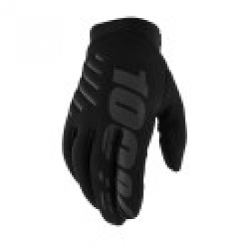 Guantes 100% Brisker Negro Talla M